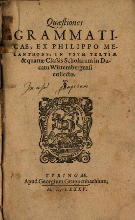 Quaestiones grammaticae