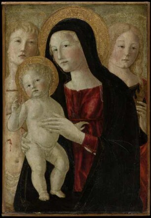 Madonna mit Kind und den Heiligen Sebastian und Katharina