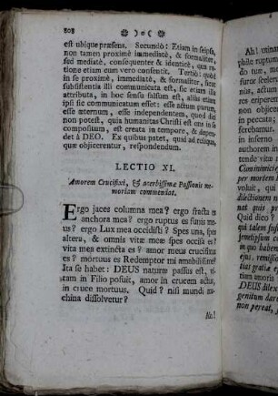 Lectio XI. - Lectio Ultima.