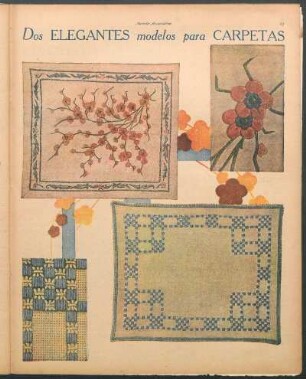 Dos elegantes modelos para carpetas [Dibujos]