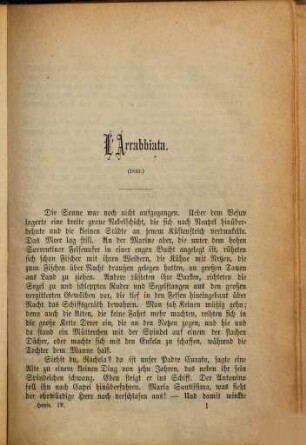 Novellen : Auswahl fürs Haus, 1. Novellen ; 1. Band