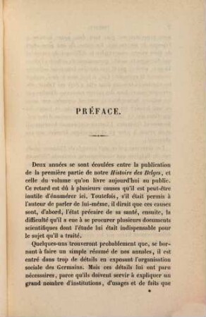 Histoire des Belges, 2