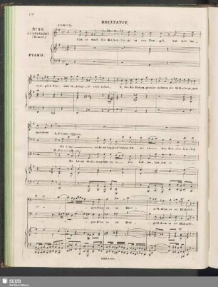 No. 50 Recitativ: Und er warf die Silberlinge