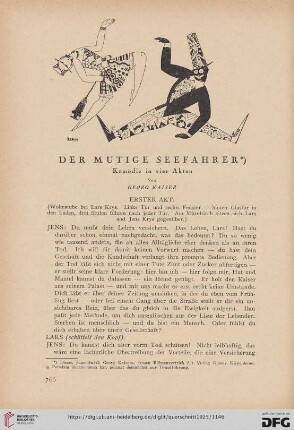 5: Der mutige Seefahrer : Komödie in vier Akten