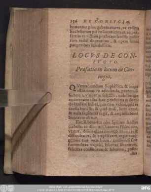 Locus De Coniugio.