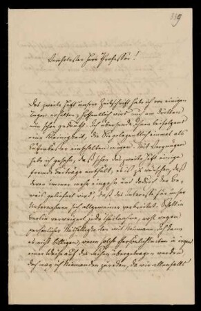 Brief von Hans Conon von der Gabelentz an Heinrich Ewald. Poschwitz, 10.12.1837