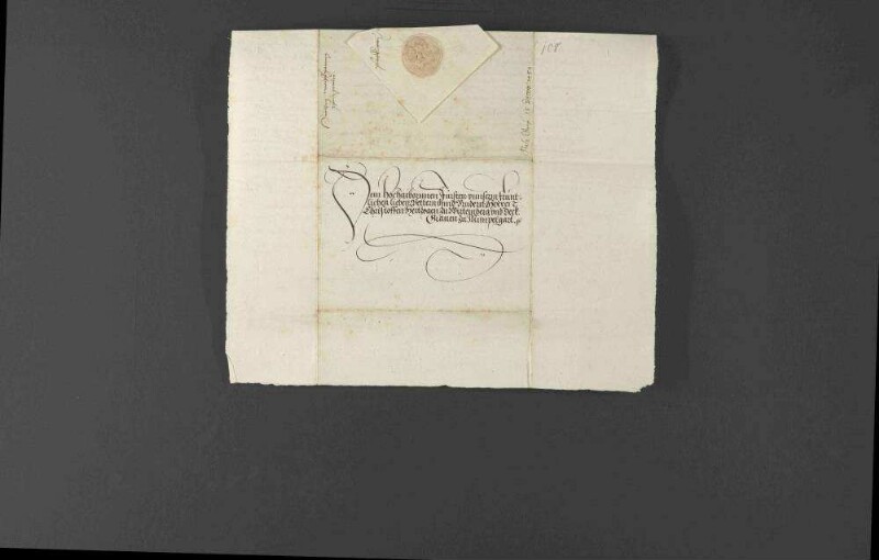 Schriftwechsel zwischen Pfalzgraf Wolfgang und Herzog Christoph von Württemberg wegen Raubüberfällen auf dem Hahnenkamm, Störungen des Landfriedens sowie Auseinandersetzungen um die Herrschaft Heidenheim.