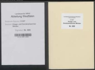 Amt Petershagen - Vogtei Hofmeister - Bauerschaft Meßlingen: Unterlagen der Revisionskommission