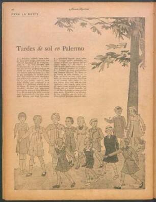 Tardes de sol en Palermo [Dibujos] : Para la mujer