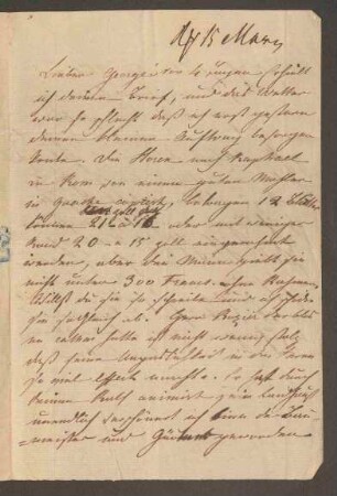 Brief von Franz Anton Brentano, Seligenstadt, an seinen Vetter Georg Brentano, ein undatierter Brief von Ludovica (Loulou) an ihren Bruder Georg Brentano
