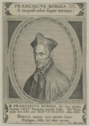 Bildnis des Franciscvs Borgia