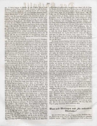 290-292 Muri und Wettingen und "die vollendete Thatsache"