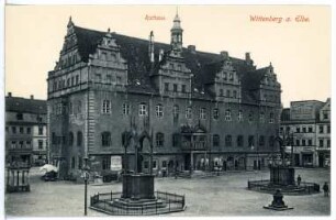 Wittenberg. Markt und Rathaus