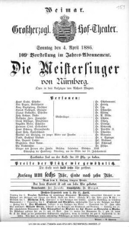 Die Meistersinger von Nürnberg