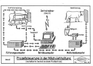 Prozeßsteuerung in der Milchviehhaltung (installierte Technik in einem Pilotbetrieb)