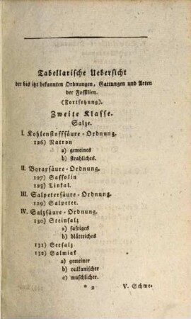 Lehrbuch der Mineralogie : nach des Herrn O.B.R. Karsten mineralogischen Tabellen ausgeführt, 2,3. Zweiten Theiles dritter Band, welcher die zweite, dritte Klasse und der vierten Klasse erste fünf Ordnungen enthält