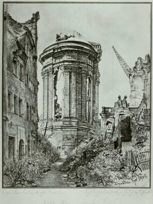 Ruine der Frauenkirche in Dresden
