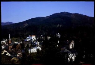 Badenweiler: Badenweiler von der Burgruine