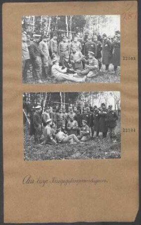 bayr. Kriegsgefangenenlager (Gruppenbild)