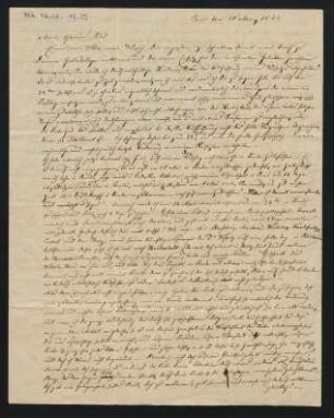 Brief an Albertine Mendelssohn-Bartholdy : 18.03.1833
