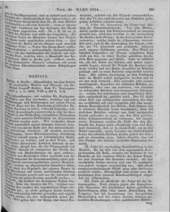Richter, A. L.: Abhandlungen aus dem Gebiete der practischen Medicin und Chirurgie. Berlin: Enslin 1832