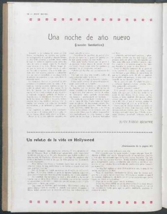 Una noche de año nuevo : (Cuento fantástico)