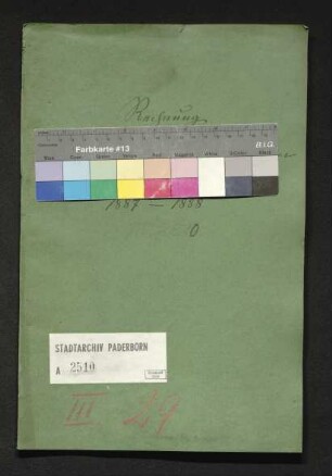 Armenrechnungen der Eleemysonarie (Almosenstiftungen) 1887/88