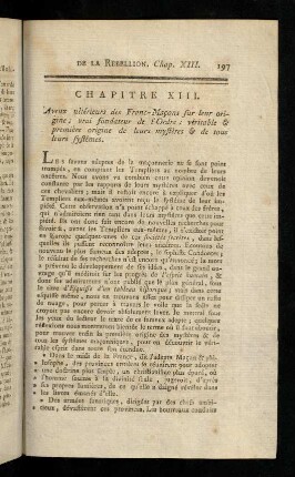 197-207, Les savans adeptes de la maconnerie ne se ...