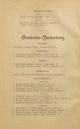 Gemeinde-Vertretung