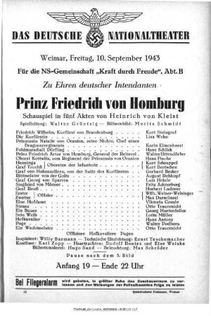 Prinz Friedrich von Homburg