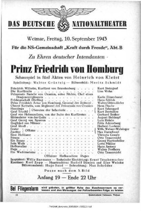 Prinz Friedrich von Homburg