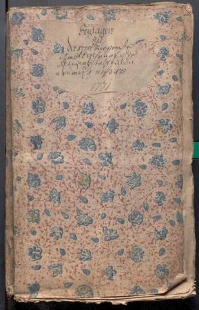 IX A 1 - Alte Stadtrechnungen (1771)