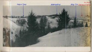 Foto eigener und russischer Stellungen am Bolswito-See (linker Bildteil)