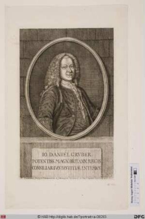 Bildnis Johann Daniel Gruber