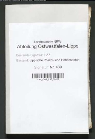 Geleit für die Juden zu Bösingfeld