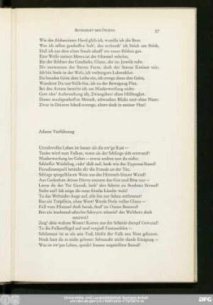 Adams Verführung
