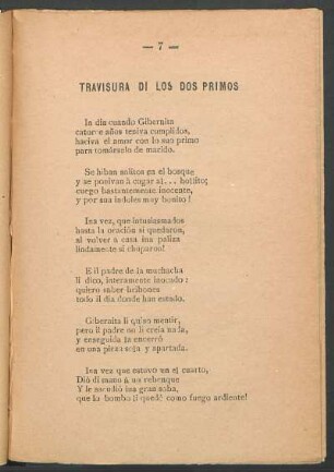 Travisura di los dos primos