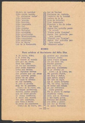 Rorro : para celebrar el Nacimineto del Niño Dios