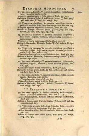 Methodi Linnaeanae botanicae delineatio : exhibens characteres essentiales generum necnon Specierum ... ; opus herbationibus accommodatum