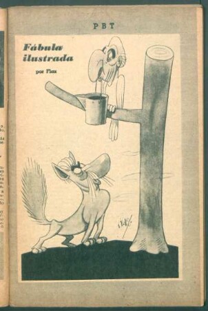 Fábula ilustrada - [Caricatura]