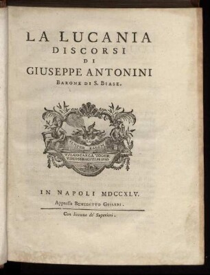 La Lucania : Discorsi