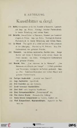 Kunstblätter (Nr. 179-202)