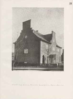 Siedlung Britz, Bezirk Neukölln, Doppelhaus
