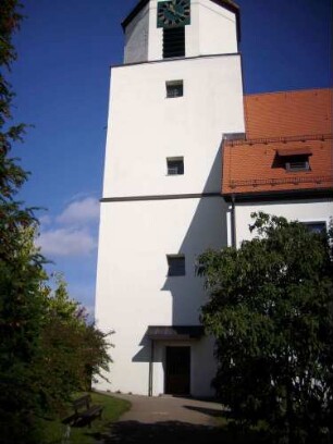 Truchtelfungen-Turm komplett hoch über Flanke