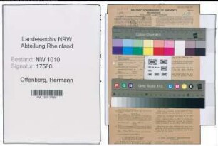 Entnazifizierung Hermann Offenberg , geb. 02.11.1883 (Strassenbahnfahrer)