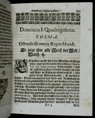 Dominica I. Quadragesimæ. - Dominica IV. Quadragesimæ.