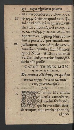 Caput trigesimum quintum & ultimum. de multis Actibus