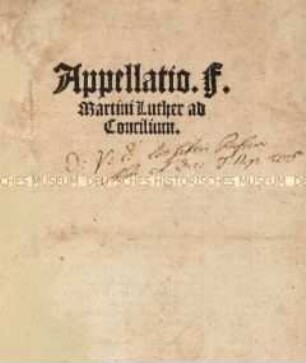 Appellatio ad concilium (Appellation an das Konzil)
