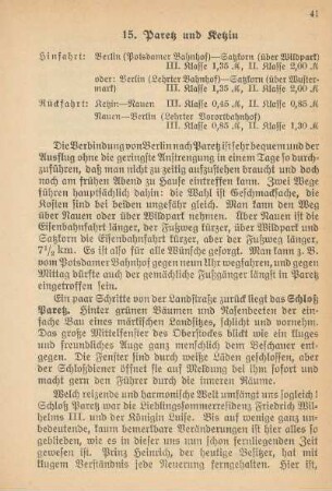 15. Paretz und Ketzin