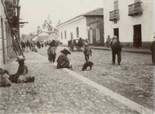 Straße in Riobamba